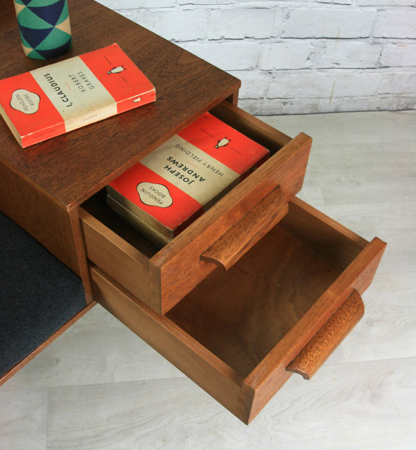 Vintage Teak 1960s Telephone Seat