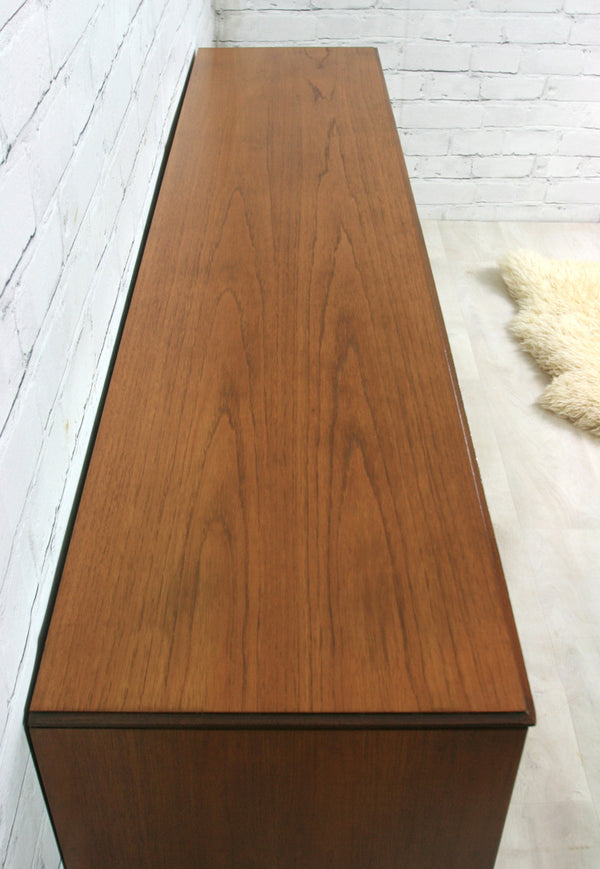 Vintage Mid Century White & Newton Teak Sideboard