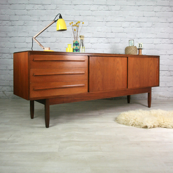 Vintage Mid Century White & Newton Teak Sideboard