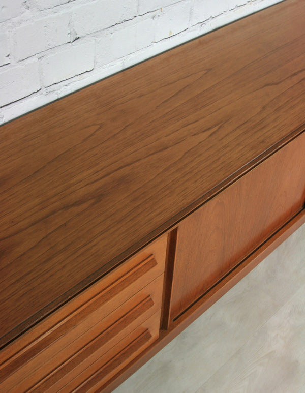 Vintage Mid Century White & Newton Teak Sideboard