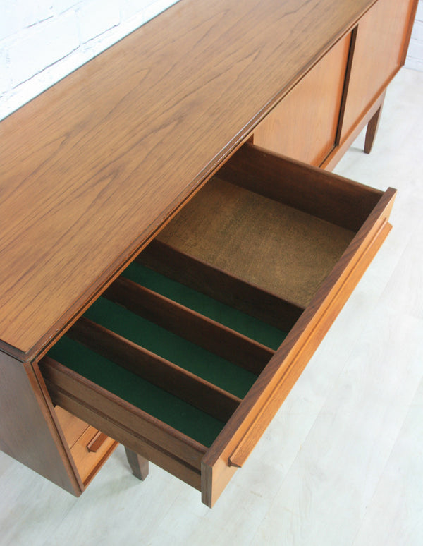 Vintage Mid Century White & Newton Teak Sideboard