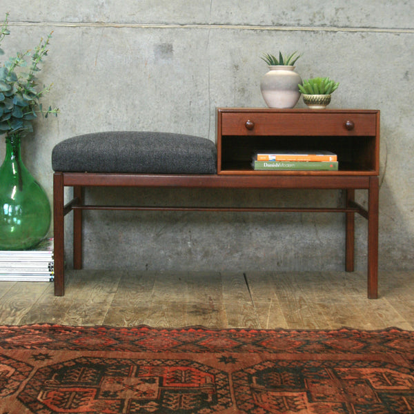 tingström_engström_&_myrstrand_teak_telephone_seat_bench