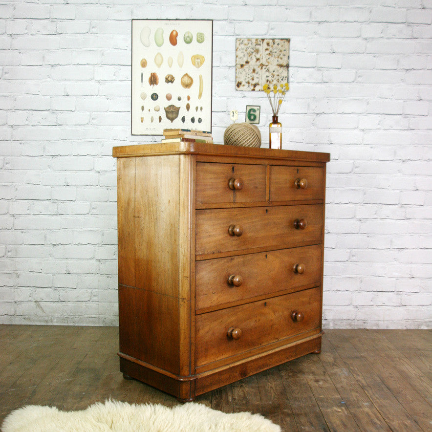 Victorian Antique Mahogany Chest of Drawers