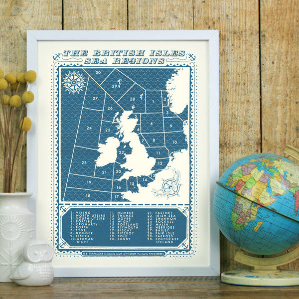 'Viking' screenprint by James Brown