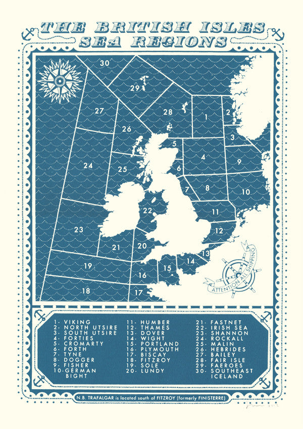 'Viking' screenprint by James Brown