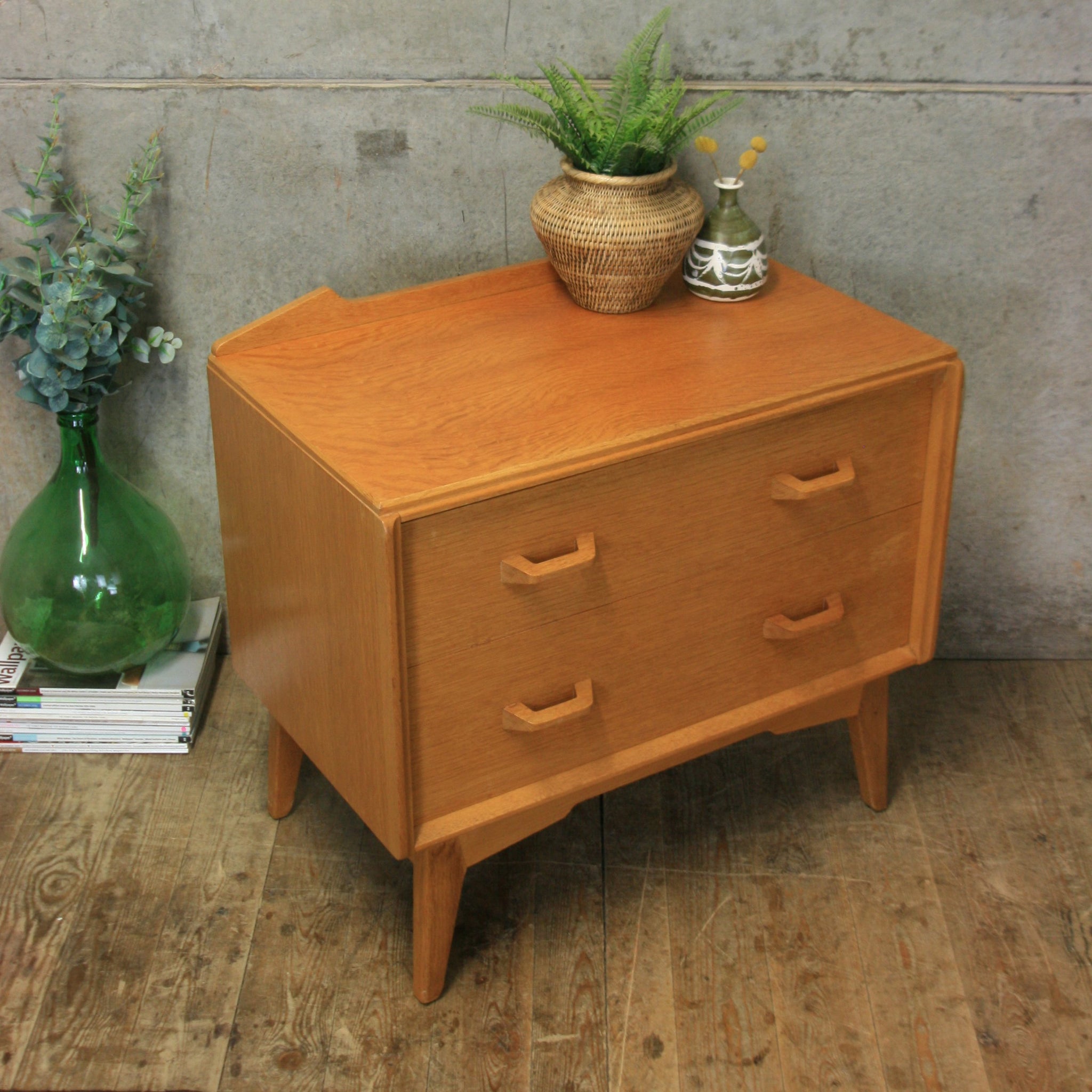 Mid Century GPlan Brandon Chest of Drawers 0811b Mustard Vintage