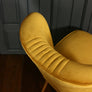 Mid Century Bartholomew Cocktail Chair - Mustard Gold Velvet