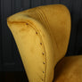 Mid Century Bartholomew Cocktail Chair - Mustard Gold Velvet