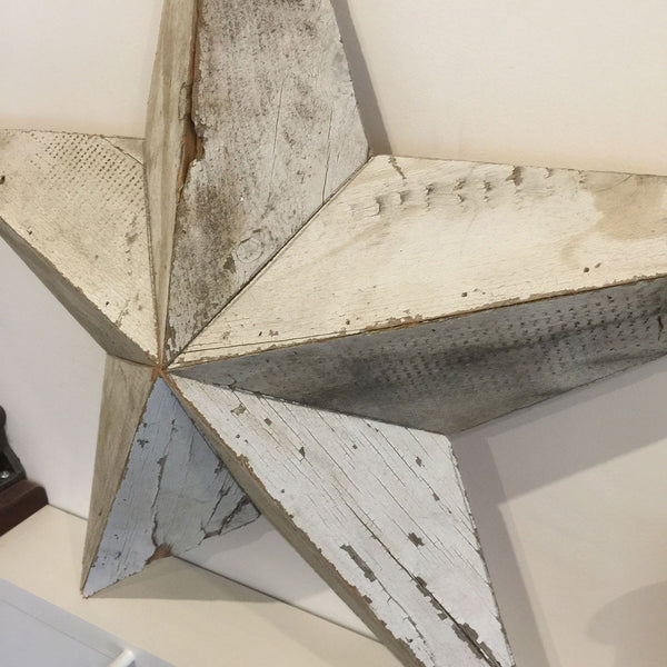 reclaimed salvage barn wood amish star