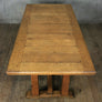 Bespoke order for Amelie - 1 x Vintage 1920'S Heals Oak Dining Table, 1 x Rustic Vintage Oak Bench, 3 x Rustic Oak Stool / Table