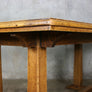 Bespoke order for Amelie - 1 x Vintage 1920'S Heals Oak Dining Table, 1 x Rustic Vintage Oak Bench, 3 x Rustic Oak Stool / Table