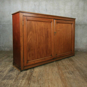 vintage_antique_mahogany_cupboard_cabinet_school_library.2