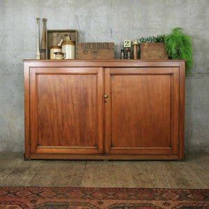 vintage_antique_mahogany_cupboard_cabinet_school_library.1