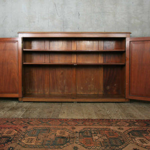 vintage_antique_mahogany_cupboard_cabinet_school_library.3