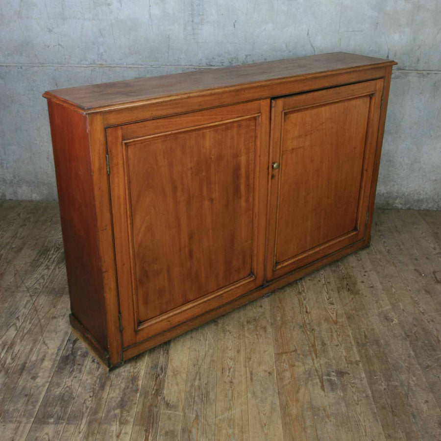 vintage_antique_mahogany_cupboard_cabinet_school_library.4