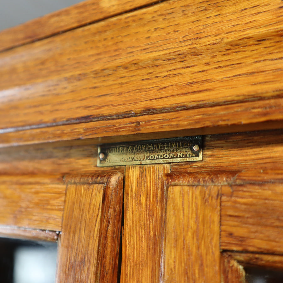 Vintage Oak Haberdashery Cabinet - 0701j
