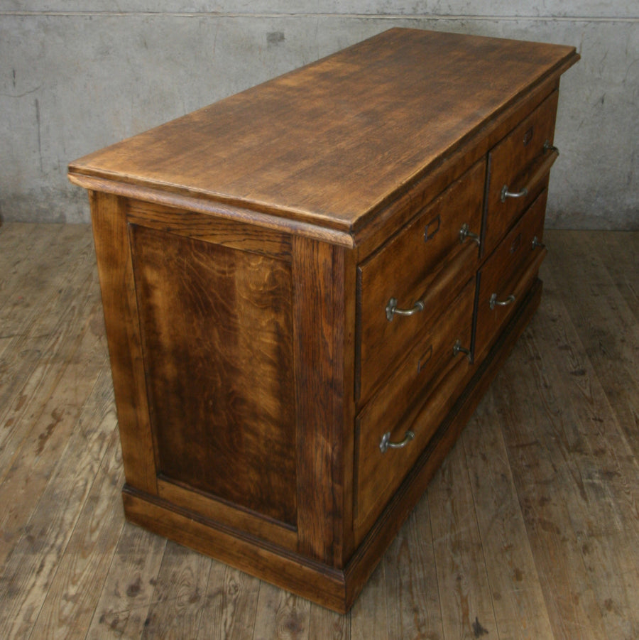 vintage_antique_oak_haberdashery_drawers_drawers_kitchen_island
