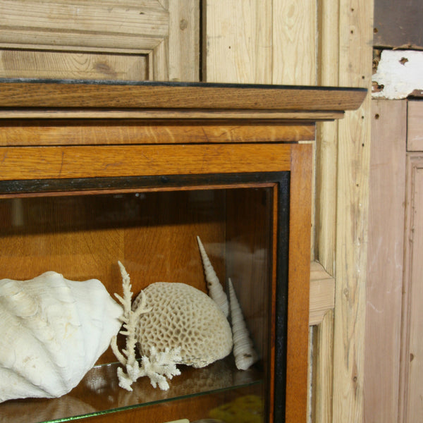 vintage_antique_oak_shop_kitchen_display_cabinet