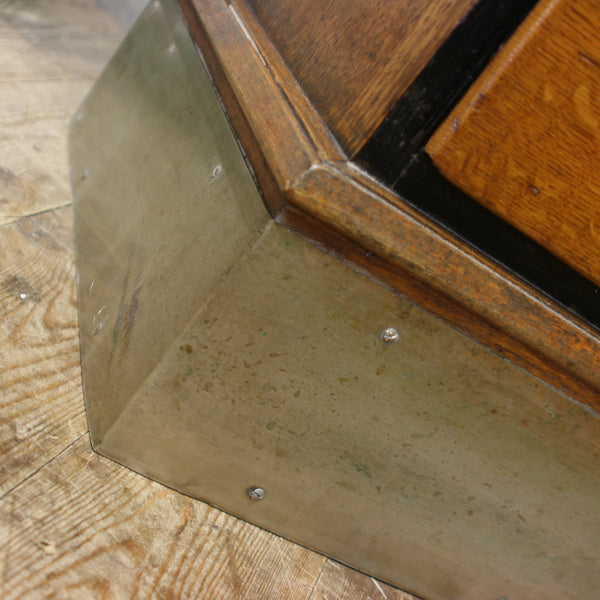 vintage_antique_oak_shop_museum_chest_of_drawers
