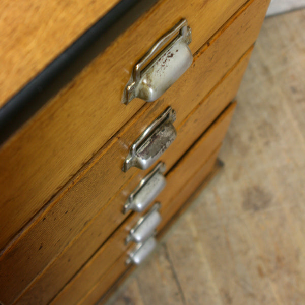 vintage_antique_oak_shop_museum_chest_of_drawers