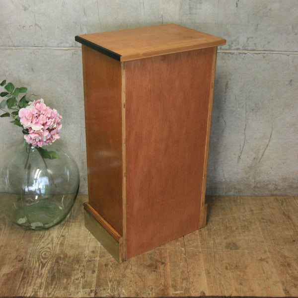 vintage_antique_oak_shop_museum_chest_of_drawers