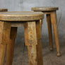Rustic Oak Stool / Table
