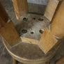 Rustic Oak Stool / Table