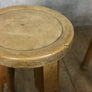 Rustic Oak Stool / Table