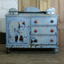 Rustic Pine Painted Sideboard – Cash/Wrap Counter