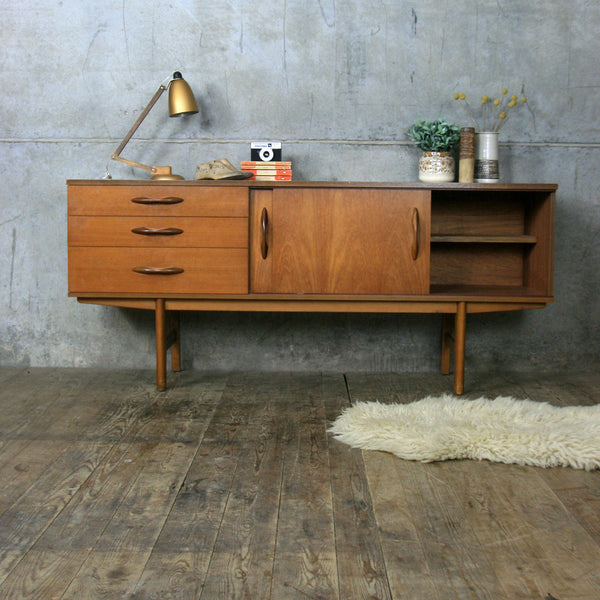 Mid Century Teak Sideboard/Media Cabinet