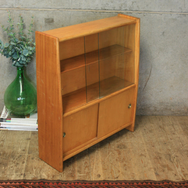 Mid Century Glazed Display Cabinet / Bookcase – 1710d