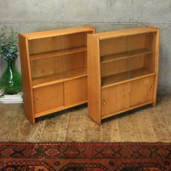 vintage_beech_display_school_cabinets
