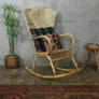 Bohemian Rattan / Bamboo Rocking Chair