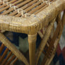 Vintage Bohemian Bamboo & Cane Side Table x 2 Available