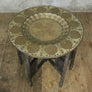 Antique Moorish Arabic Brass Table