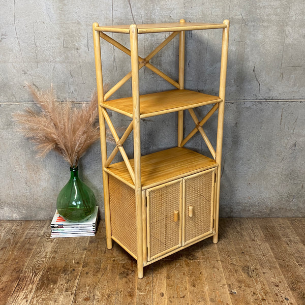 vintage_boho_rattan_bamboo_angraves_shelving_unit
