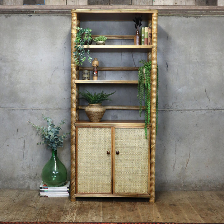 vintage_boho_rattan_cane_bohemian_shelves_cupboard