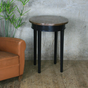 Vintage Copper Painted Occasional Table