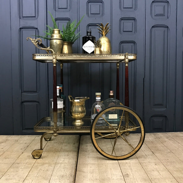 Mid Century French Drinks Trolley / Bar Cart #0518