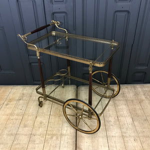Mid Century French Drinks Trolley / Bar Cart #0518