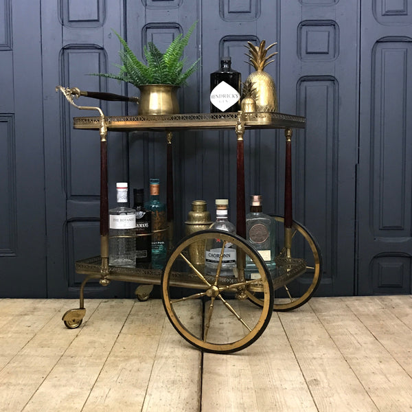 Mid Century French Drinks Trolley / Bar Cart #0518