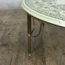 Vintage Brass & Onyx Effect Coffee Table
