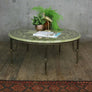 Vintage Brass & Onyx Effect Coffee Table