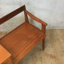 Mid Century Chippy Heath Teak Telephone Seat