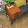 Mid Century Chippy Heath Teak Telephone Seat