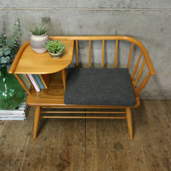 Chippy Heath Elm & Beech Telephone Seat - 1709f