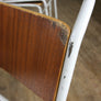 X4 Vintage Industrial School Stacking Chairs