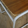 X4 Vintage Industrial School Stacking Chairs