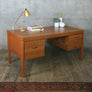 Vintage Danish Mid Century Executive Teak Desk
