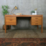 Vintage Danish Mid Century Executive Teak Desk